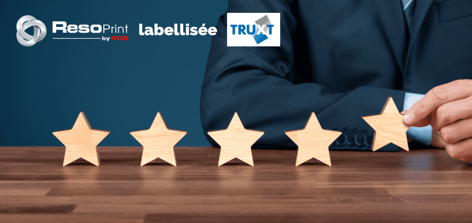 Resoprint, filiale du Groupe ROS, spécialisée dans la téléphonie professionnelle et les services managés et hébergés, obtient le label TRUXT par Exaegis pour la première fois.