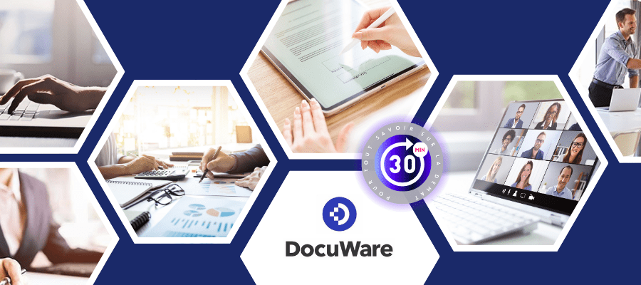 Le Groupe ROS organise un webinaire, dans un format court de 30 minutes le mardi 13 février 2024 à 9h30 sur le solution DocuWare